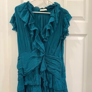 Ulla Johnson Size L Teal Dress